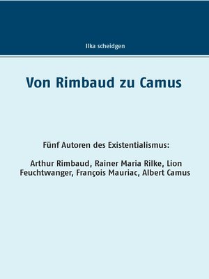 cover image of Von Rimbaud zu Camus